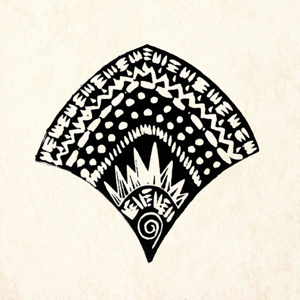 StampaFe Firewater Large Southwestern Rubber Art Stamp
