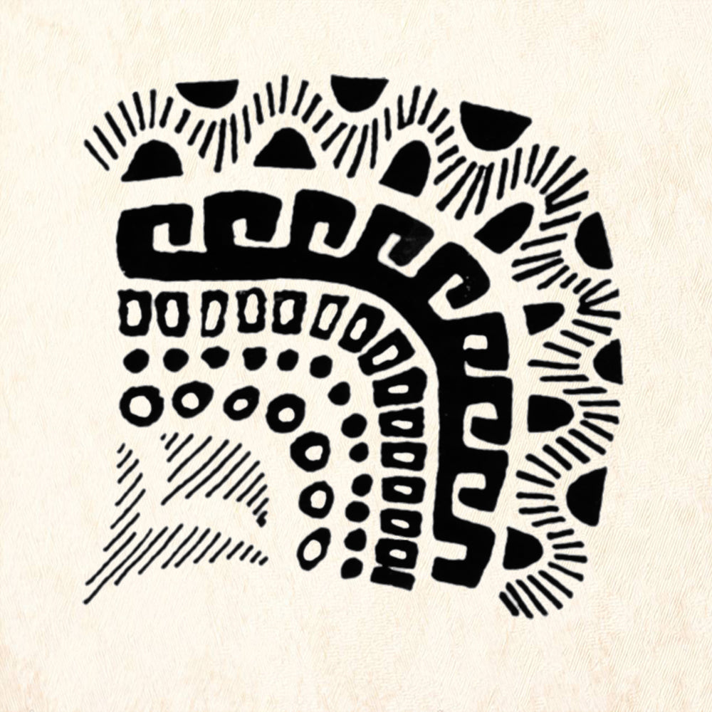 StampaFe Salida del Sol Reverse Large Rubber Art Stamp