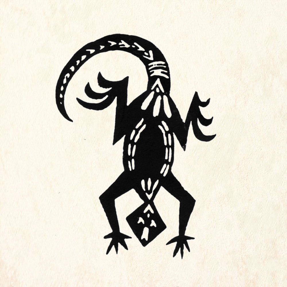 StampaFe Horny Toad Small Rubber Art Stamp