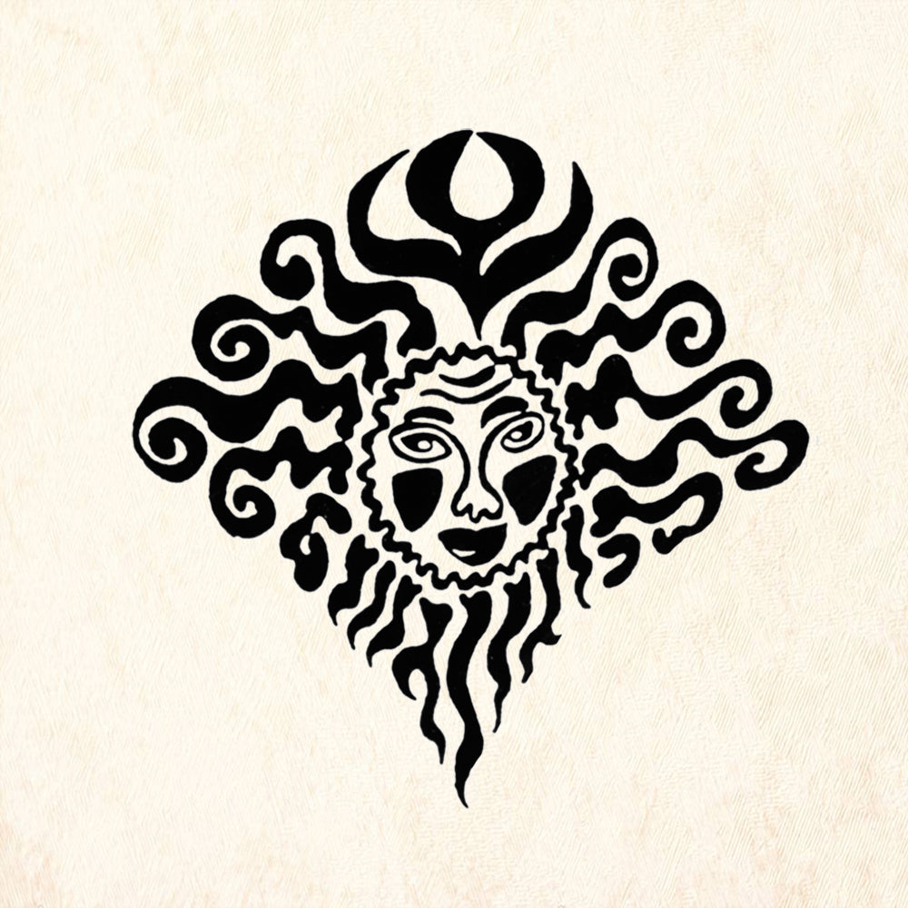 StampaFe Corona Large Celestial Rubber Art Stamp