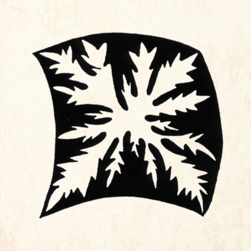 StampaFe Maple Leaf Reverse Small Botanical Rubber Art Stamp
