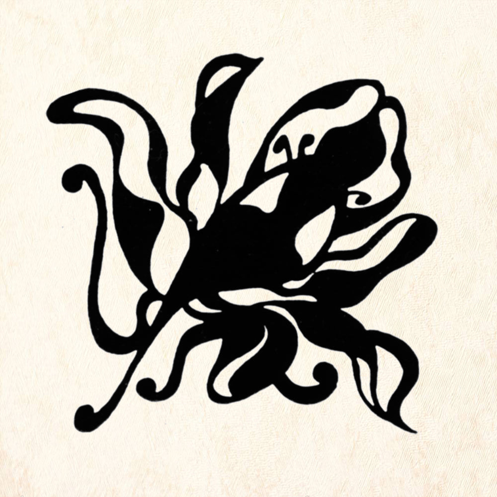StampaFe Columbine Profile Large Floral Rubber Art Stamp
