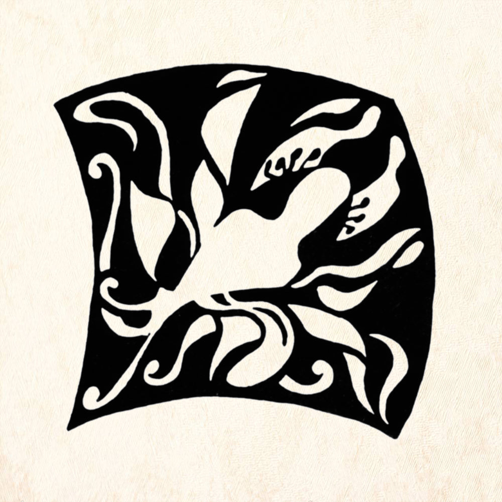 StampaFe Columbine Profile Reverse Large Floral Rubber Art Stamp