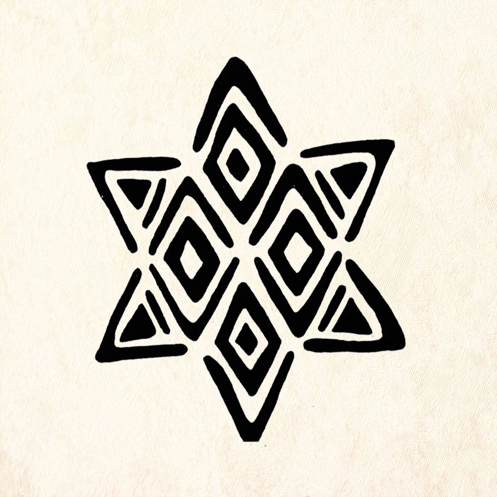 StampaFe Star of David Large Rubber Art Stamp