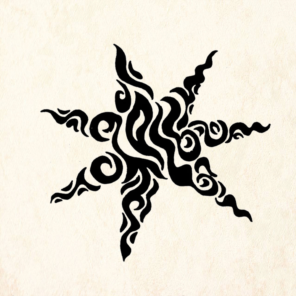 StampaFe Mystic Star Large Tribal Rubber Art Stamp