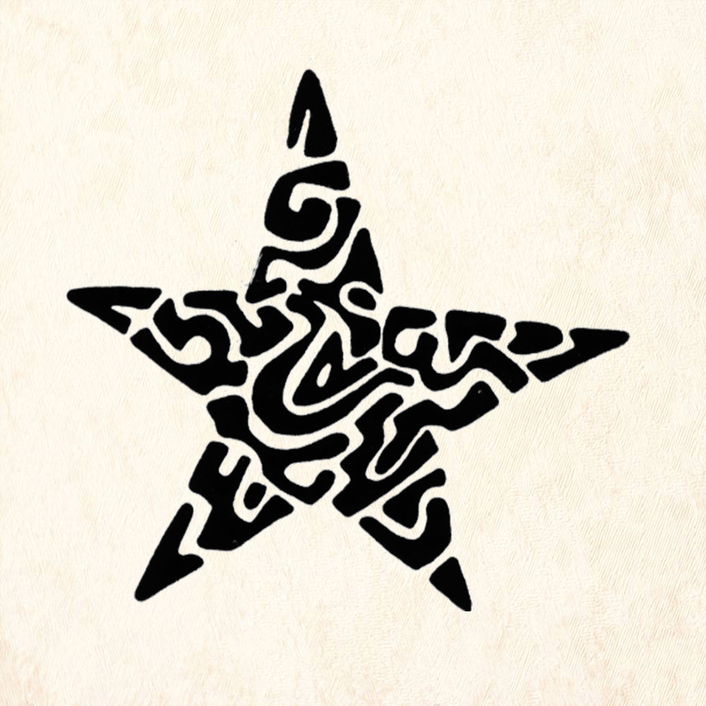 StampaFe Epiphany Star Small Mixed Media Rubber Art Stamp