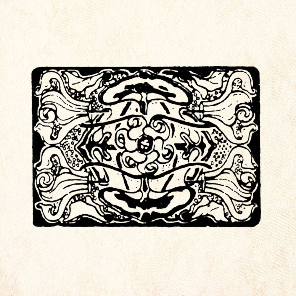 StampaFe Papaver Botanical Rubber Art Stamp