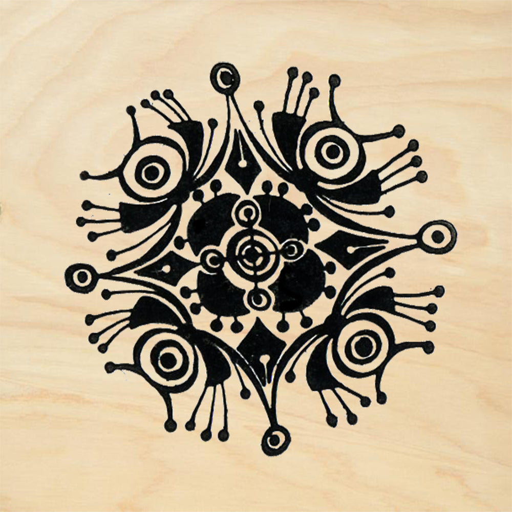 StampaFe Snowflake 3 Abstract Rubber Art Stamp