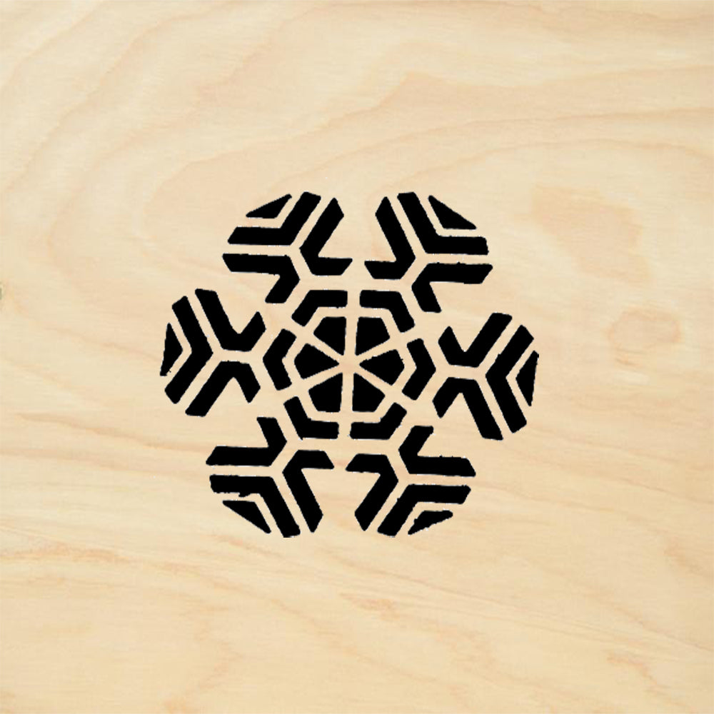 StampaFe Snowflake 6 Winter Rubber Art Stamp