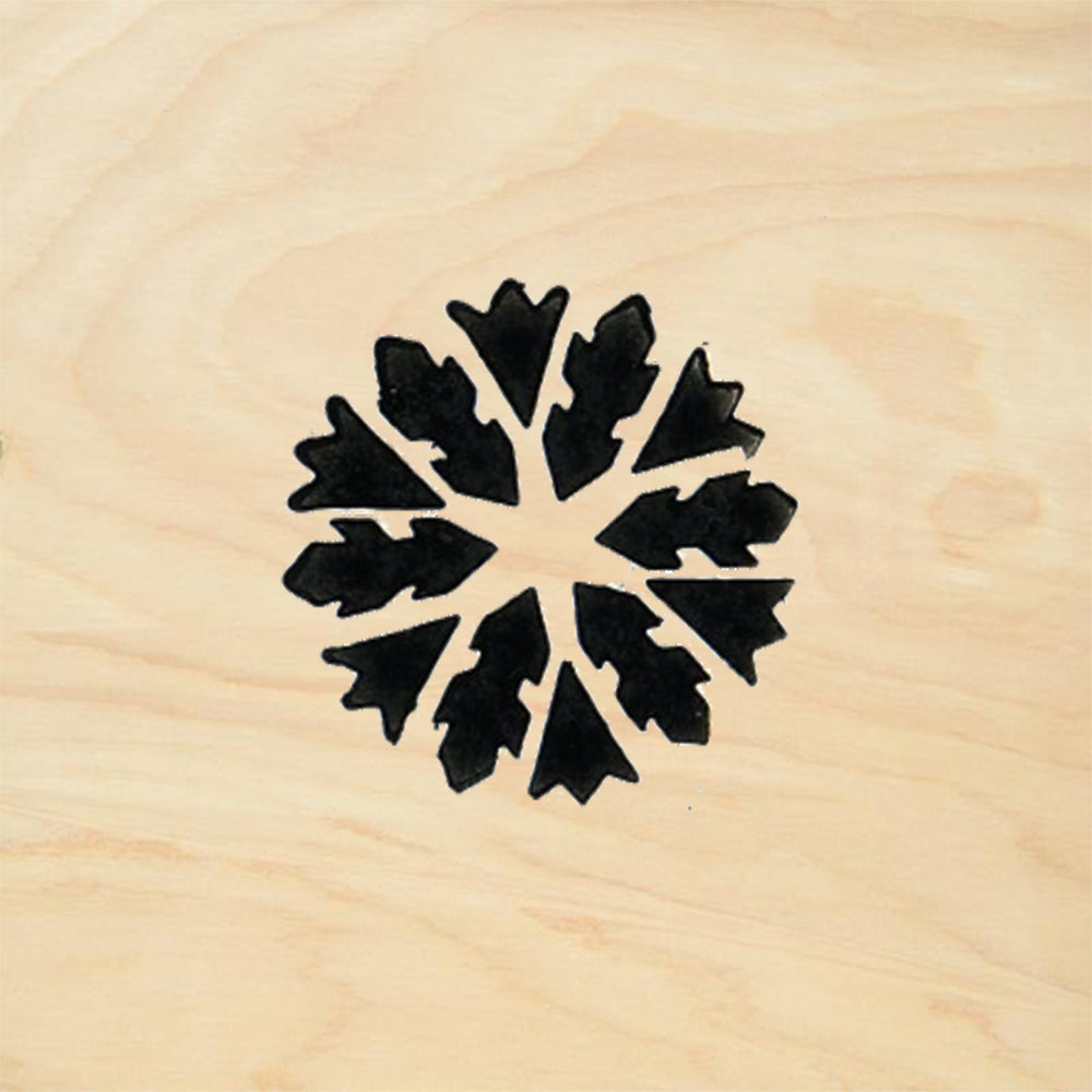 StampaFe Snowflake 10 Botanical Winter Rubber Art Stamp