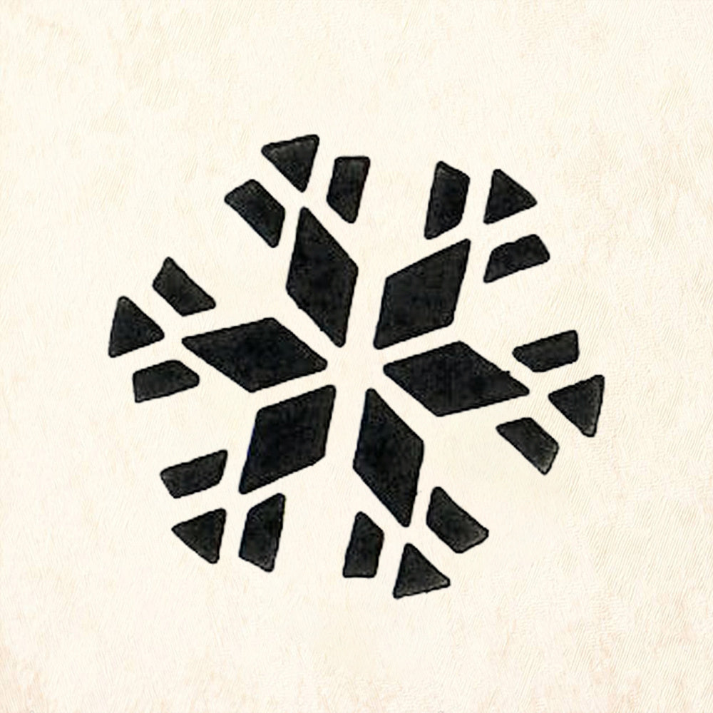 StampaFe Snowflake 12 Rubber Art Stamp