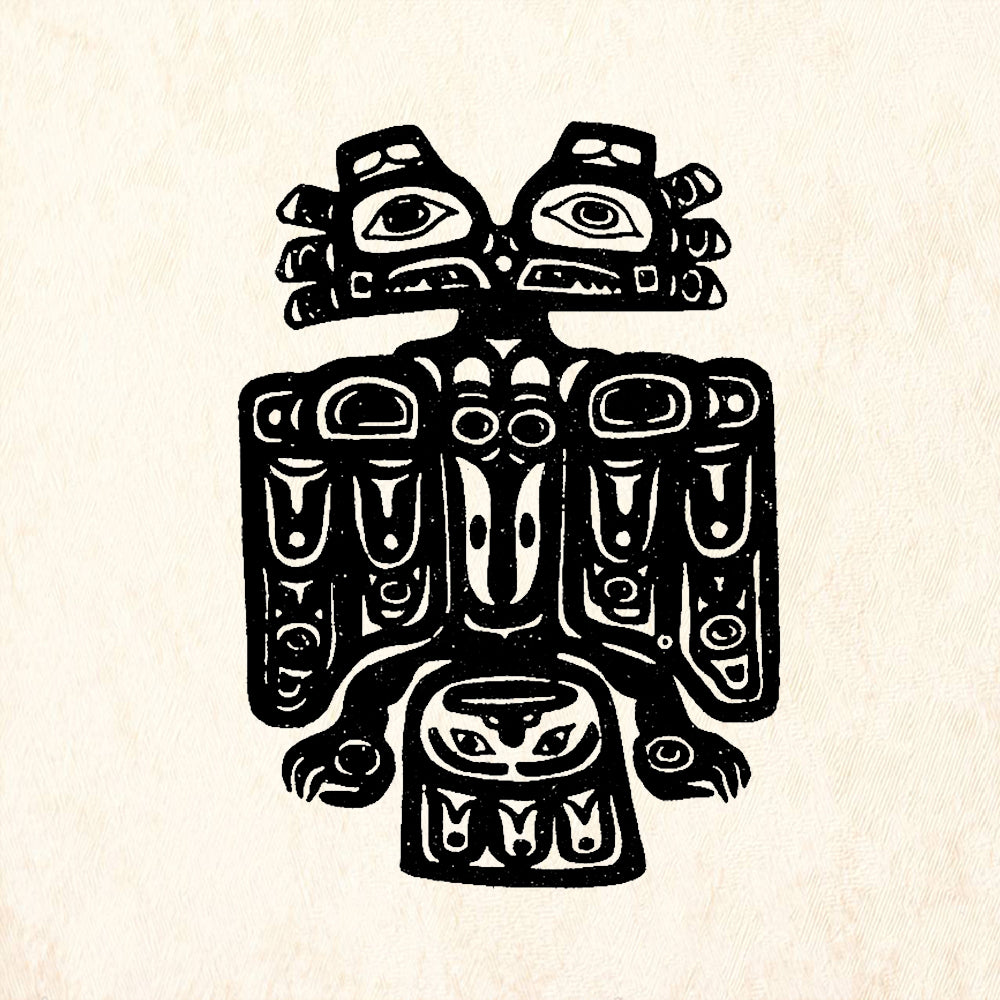 StampaFe Northwest Thunderbird Rubber Art Stamp
