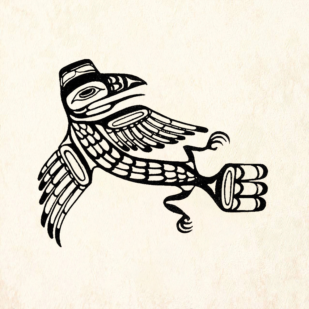 StampaFe Raven Spirit Rubber Art Stamp