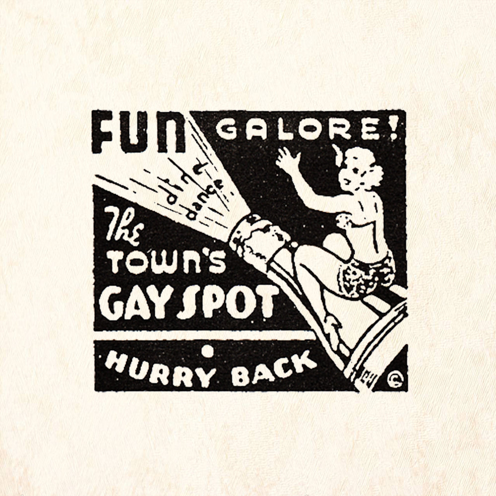 StampaFe Retro Gay Spot Rubber Art Stamp