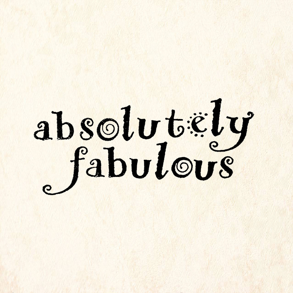 StampaFe Absolutely Fabulous Rubber Art Stamp