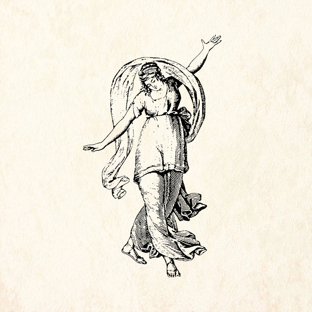 StampaFe Mary Sunshine Dancing Figure Rubber Art Stamp