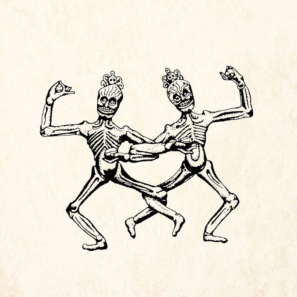 StampaFe Cavorting Cadavers Rubber Stamp