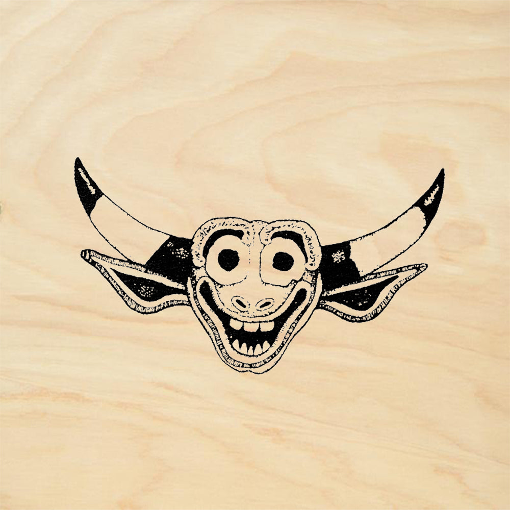 StampaFe Grinning Cow Mask Rubber Stamp