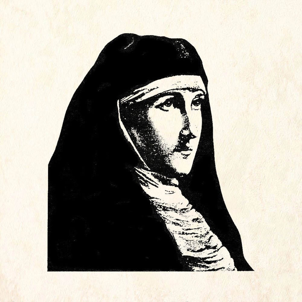 StampaFe Sister Stampa Maria Right Nun Portrait Rubber Art Stamp