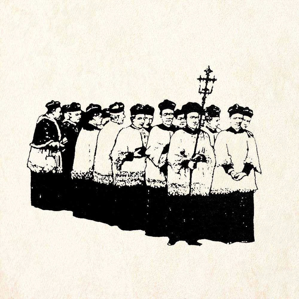 StampaFe Religious Procession Rubber Art Stamp