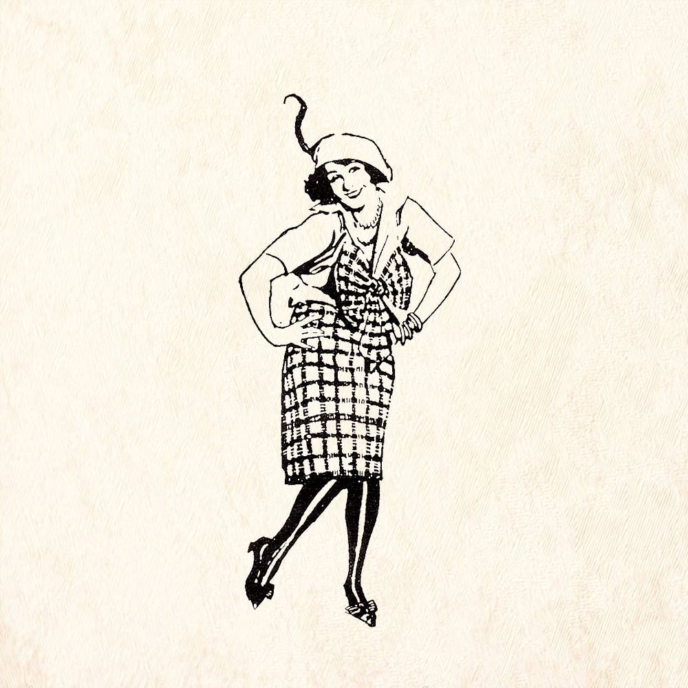 StampaFe Dancing Georgia Rubber Art Stamp