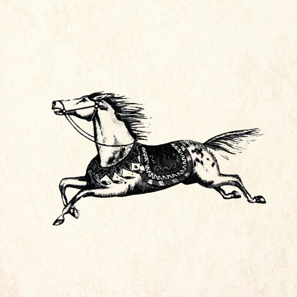 StampaFe Flicka Horse Rubber Art Stamp
