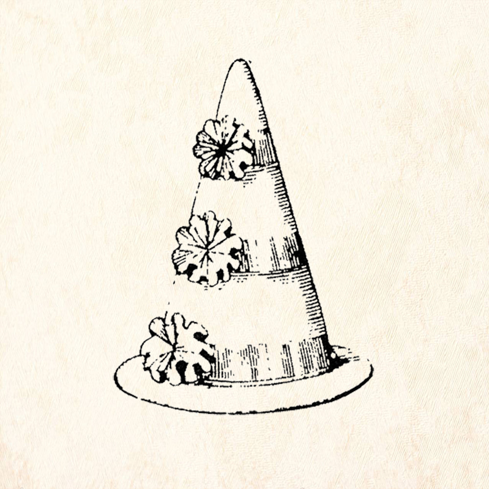 StampaFe Party Hat Rubber Art Stamp