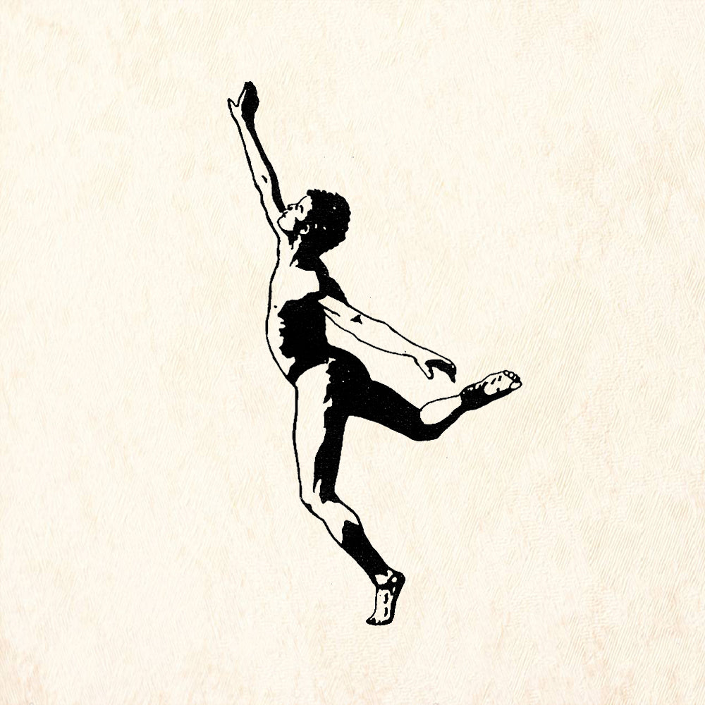 StampaFe Whee Left Dancer Rubber Art Stamp