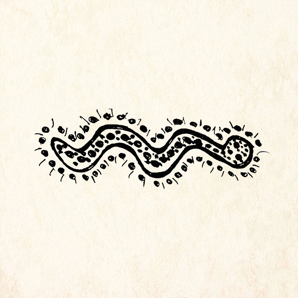 StampaFe Didgeridoo Rubber Art Stamp