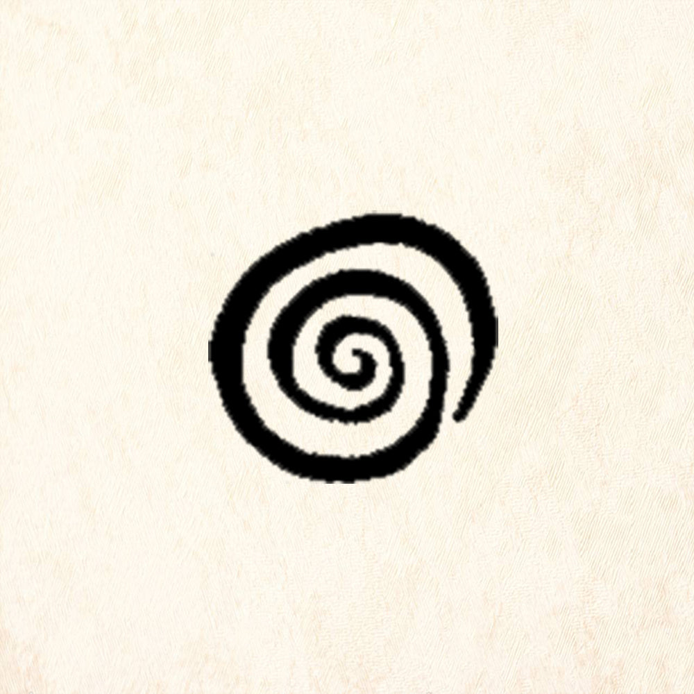 StampaFe Itsy Spiral Rubber Art Stamp