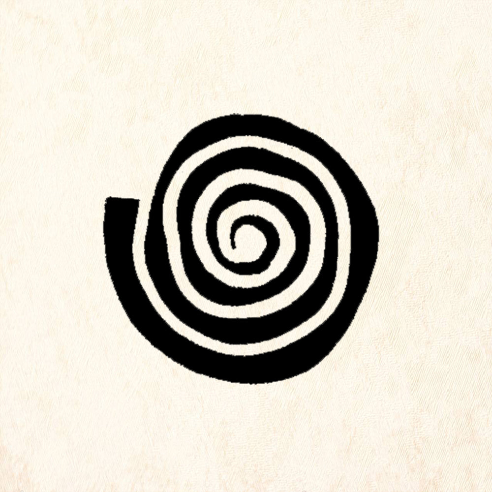 StampaFe Little Fat Spiral Rubber Art Stamp