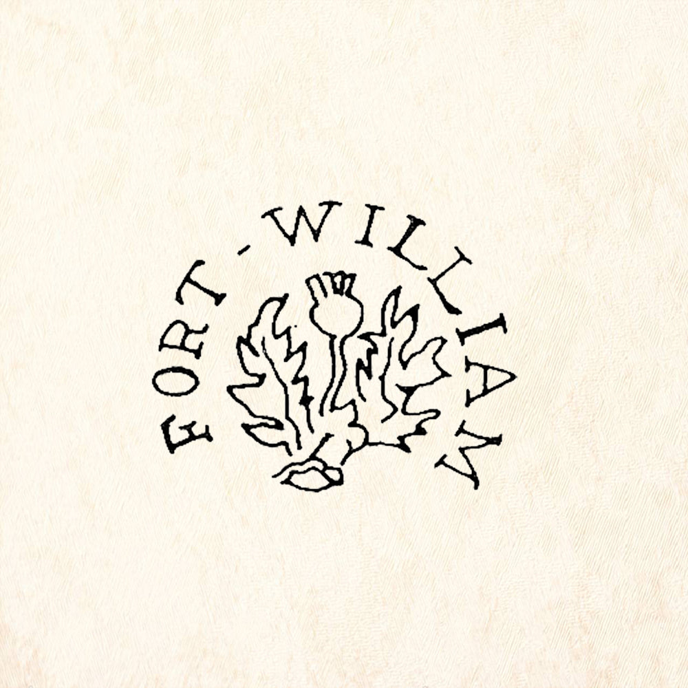 StampaFe Fort William Postmark Rubber Art Stamp
