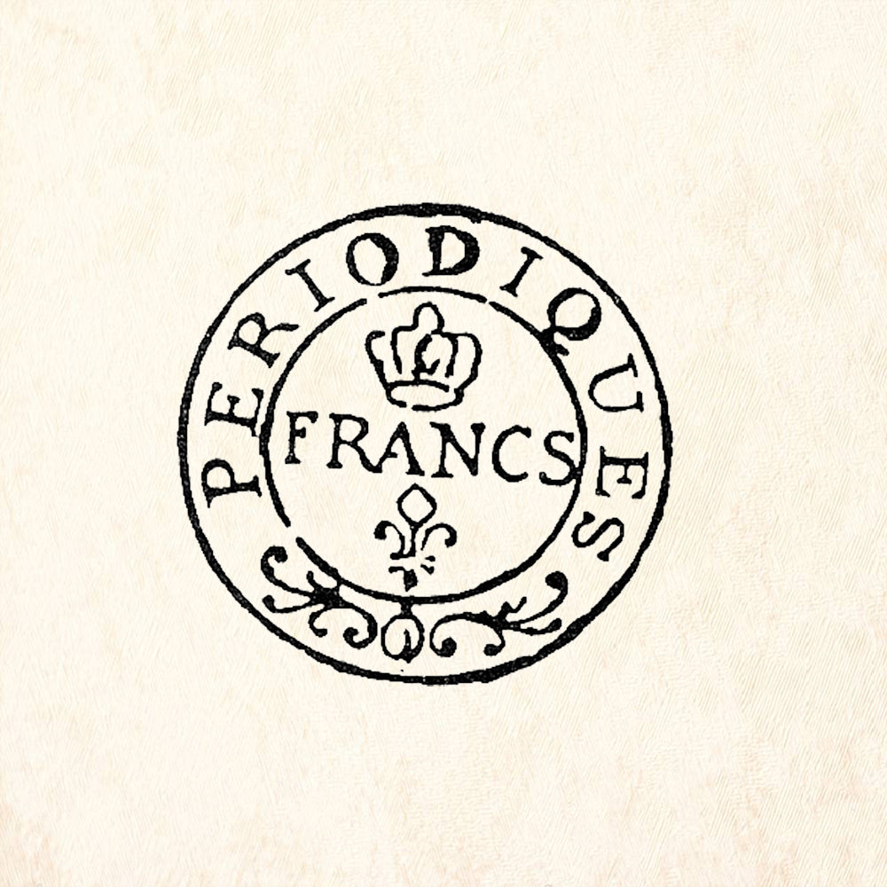 StampaFe Periodiques Postmark Rubber Art Stamp