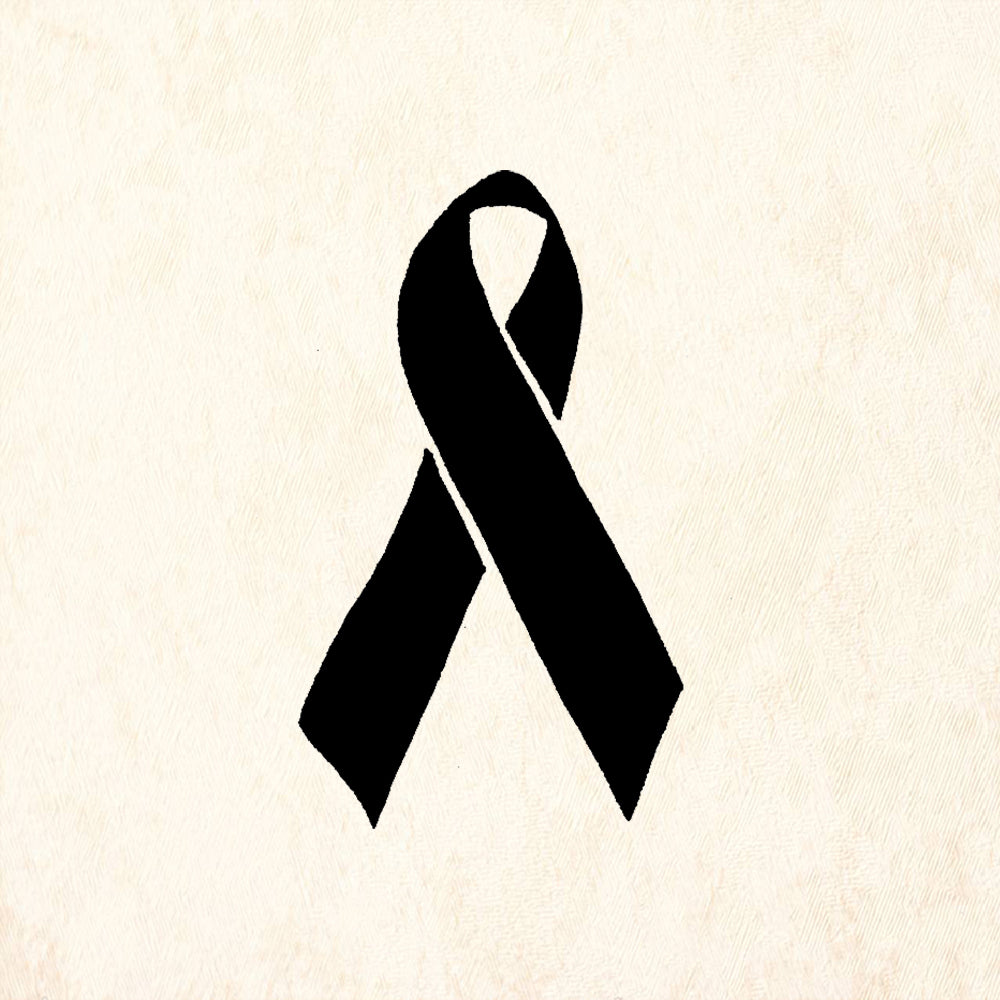 StampaFe Large Awareness Ribbon Rubber Art Stamp