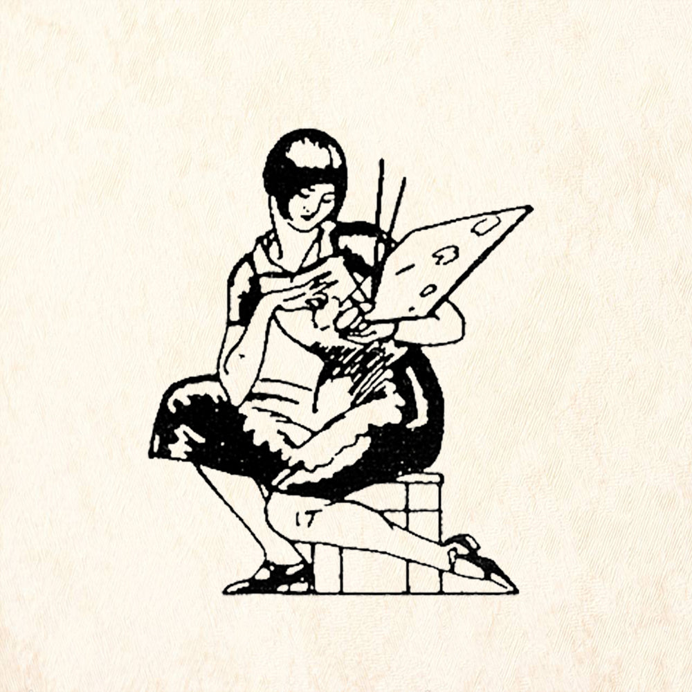 StampaFe Tante Karen Rubber Art Stamp