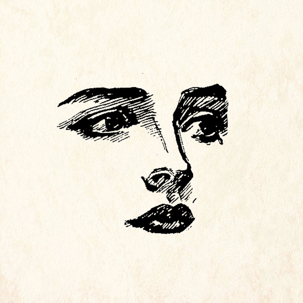 StampaFe Meryl Face Rubber Art Stamp