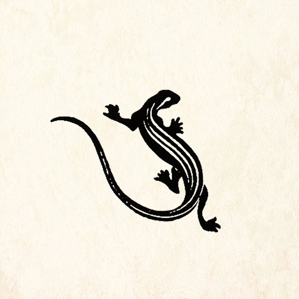 StampaFe Gecko Tiny Right Southwestern Rubber Art Stamp