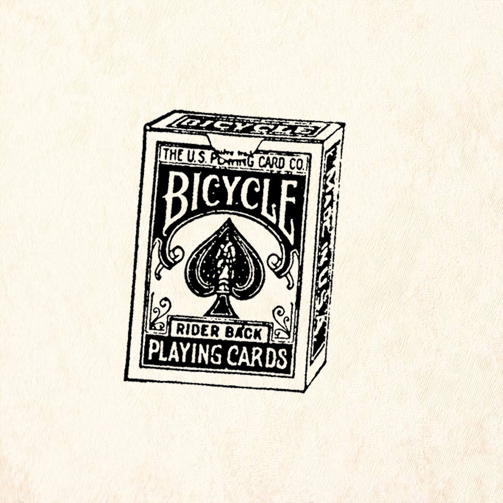 StampaFe Deck of Cards Rubber Art Stamp