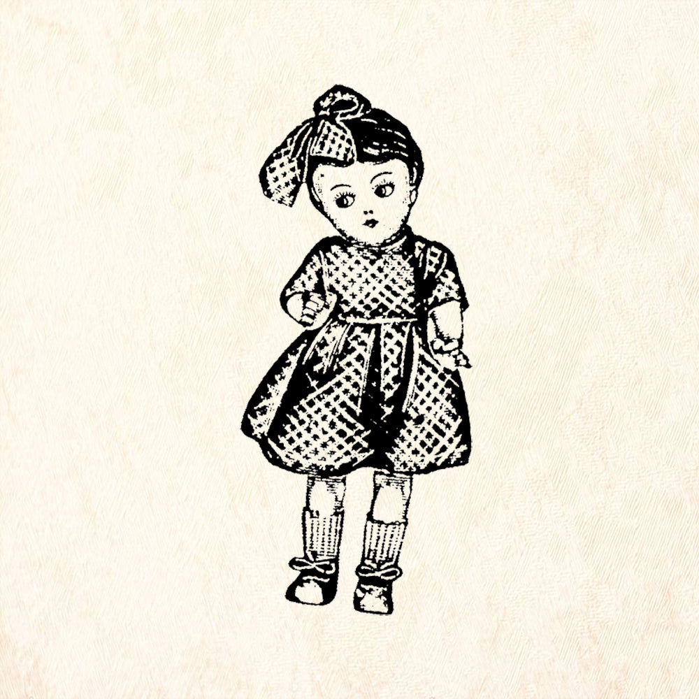 StampaFe Tootsie Doll Rubber Art Stamp