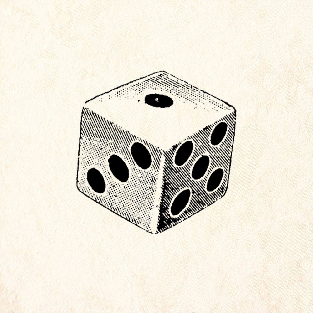 StampaFe Die Single Dice Rubber Art Stamp