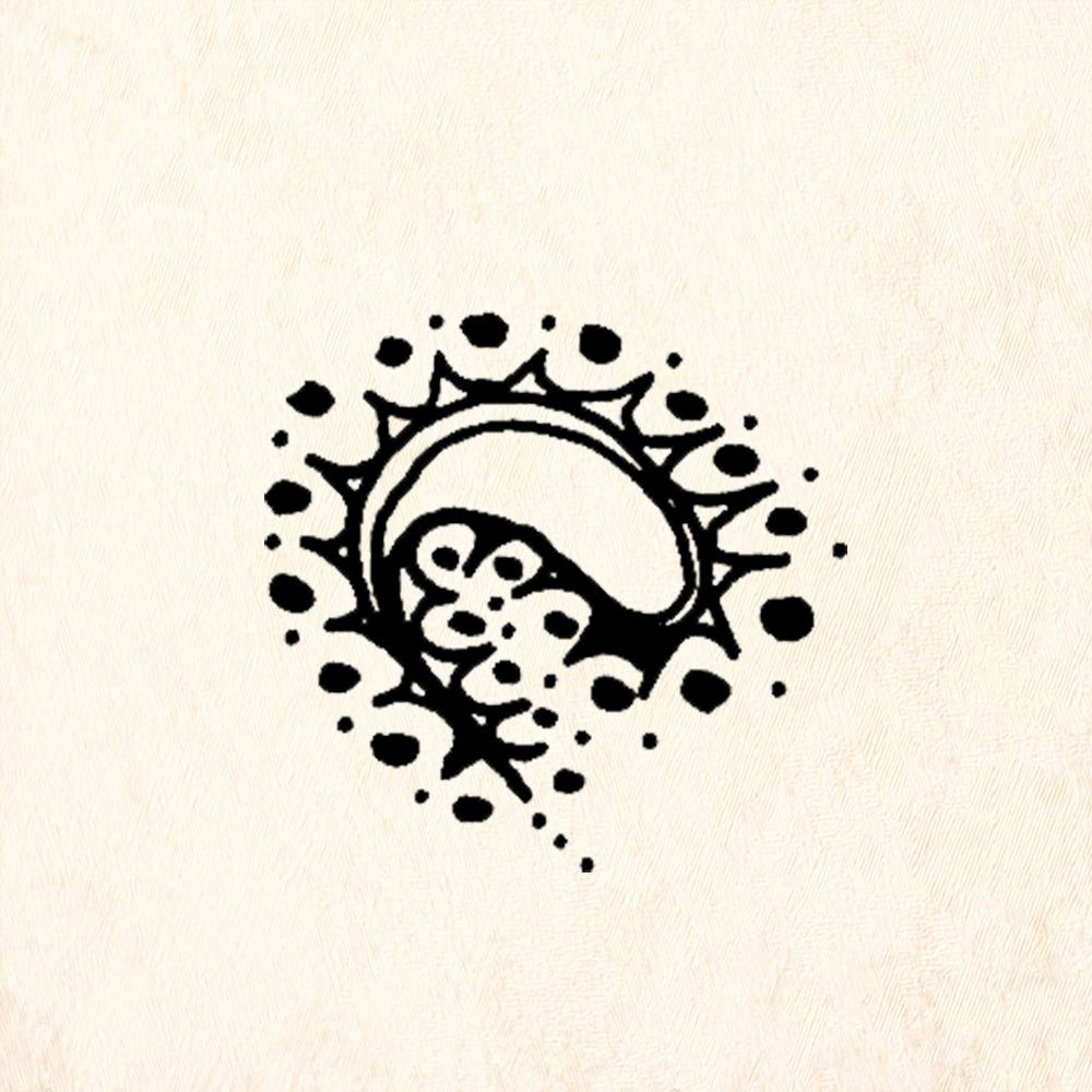 StampaFe Paisley Decorative Rubber Art Stamp