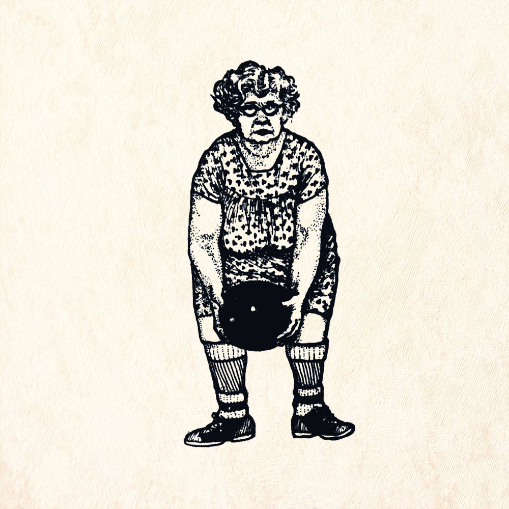 StampaFe Alice Bowling Grandma Rubber Art Stamp