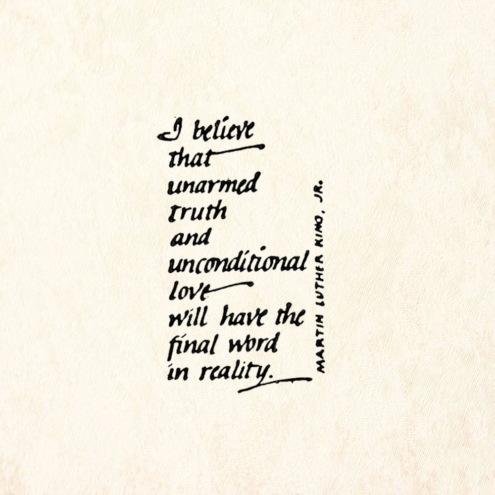 StampaFe Unarmed Truth Rubber Art Stamp