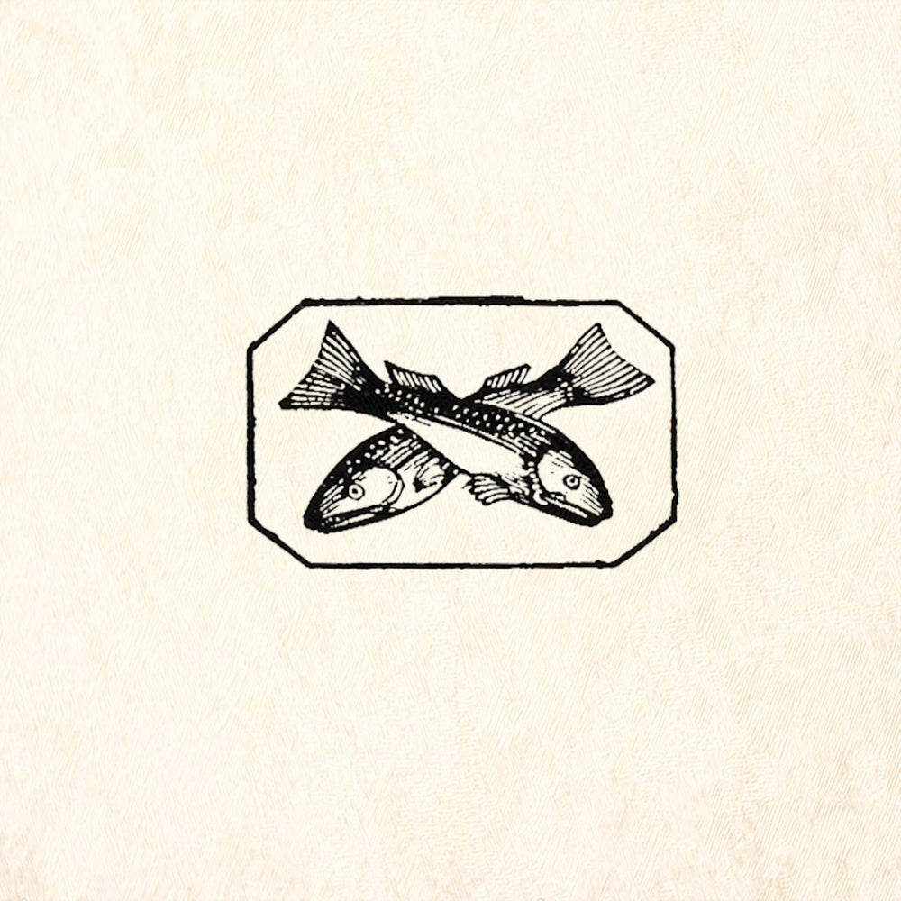 StampaFe Pisces Celestial Rubber Art Stamp