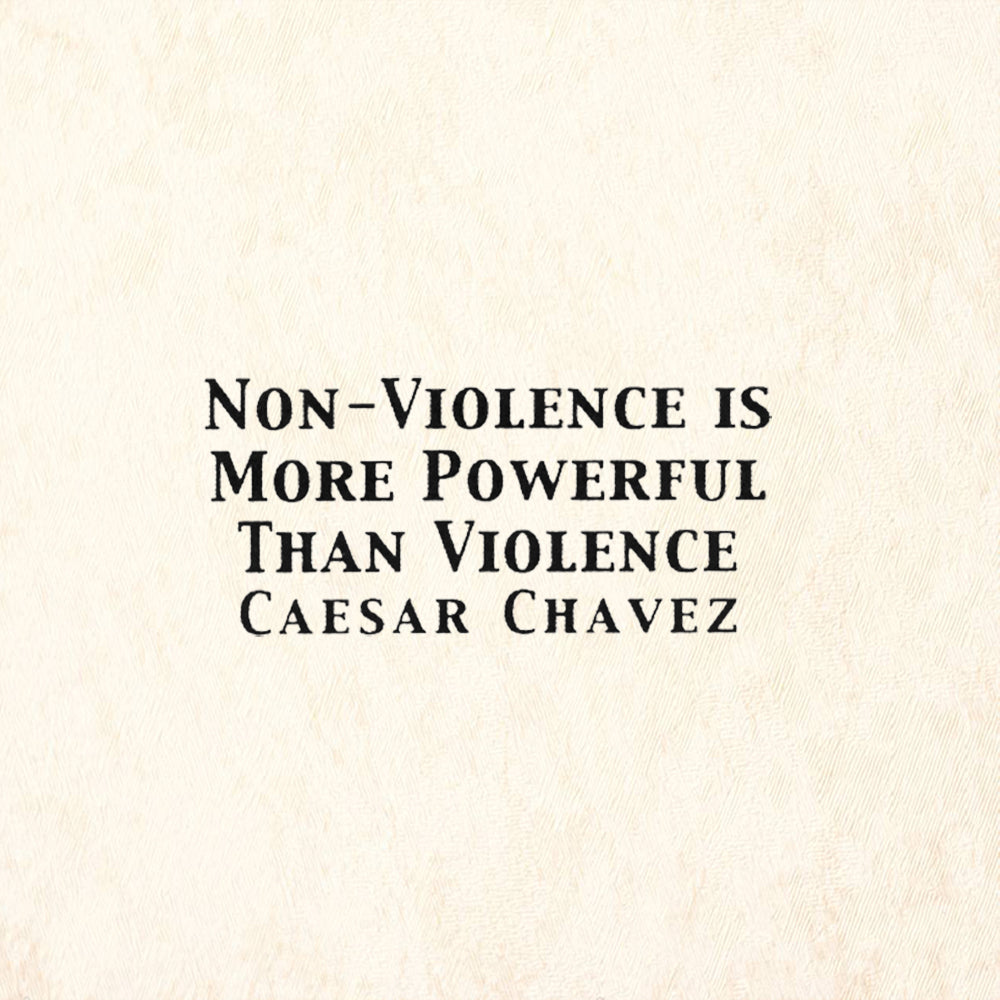 StampaFe Non Violence Rubber Art Stamp
