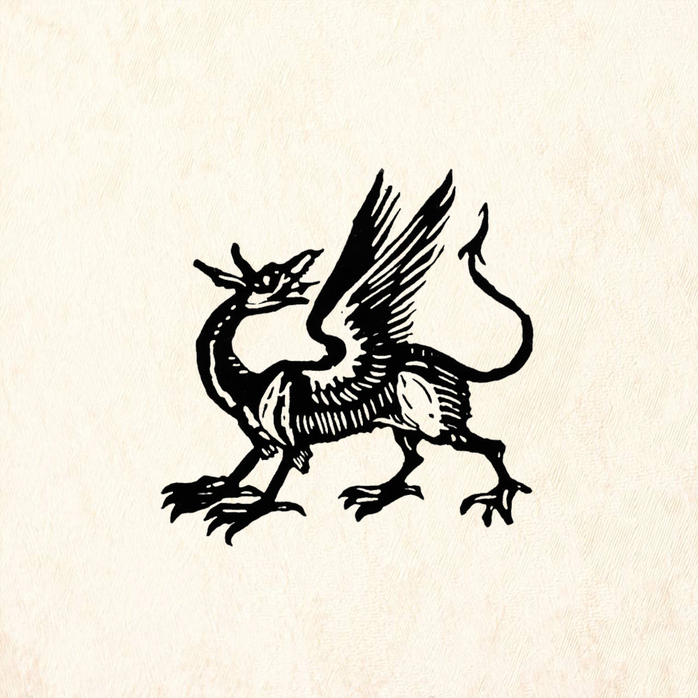 StampaFe Celtic Dragon Rubber Art Stamp