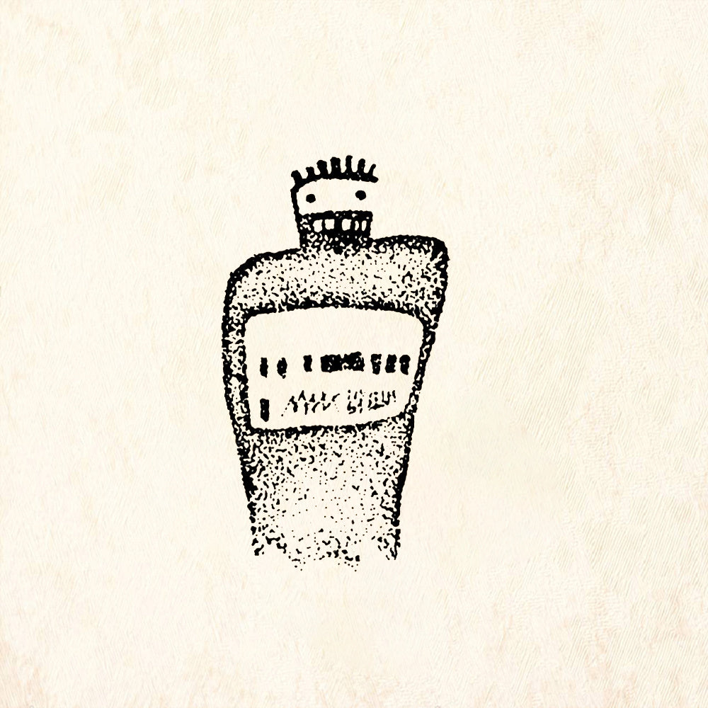 StampaFe Ghost Shield Petroglyph Rubber Art Stamp
