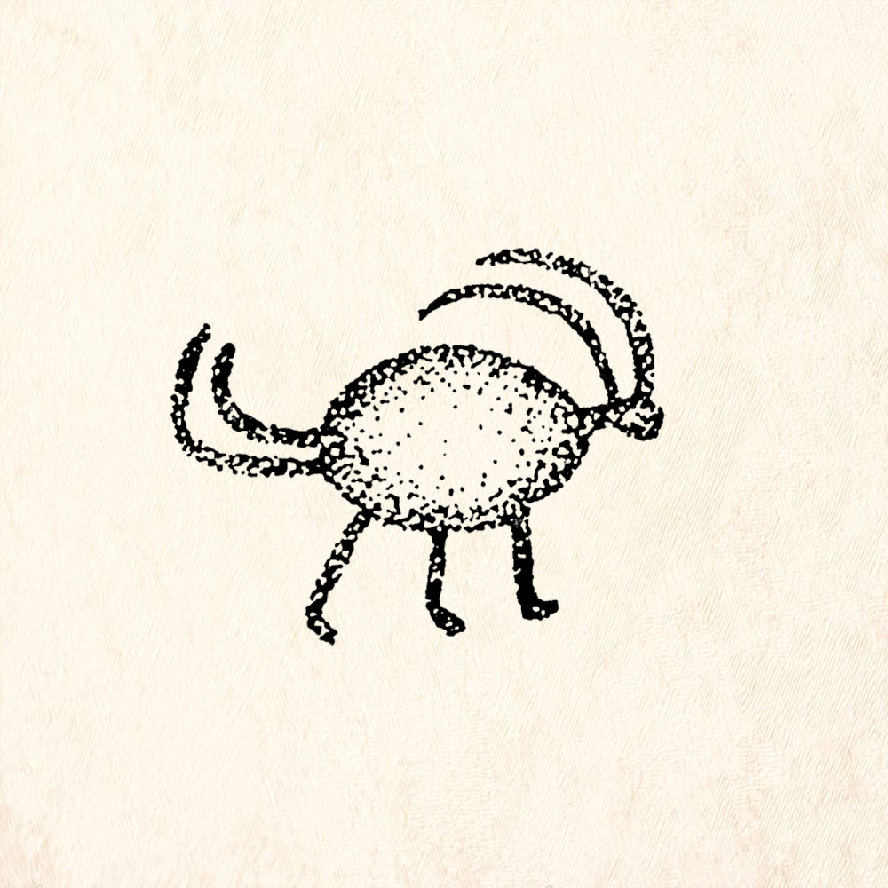 StampaFe Fat Sheep Animal Rubber Art Stamp