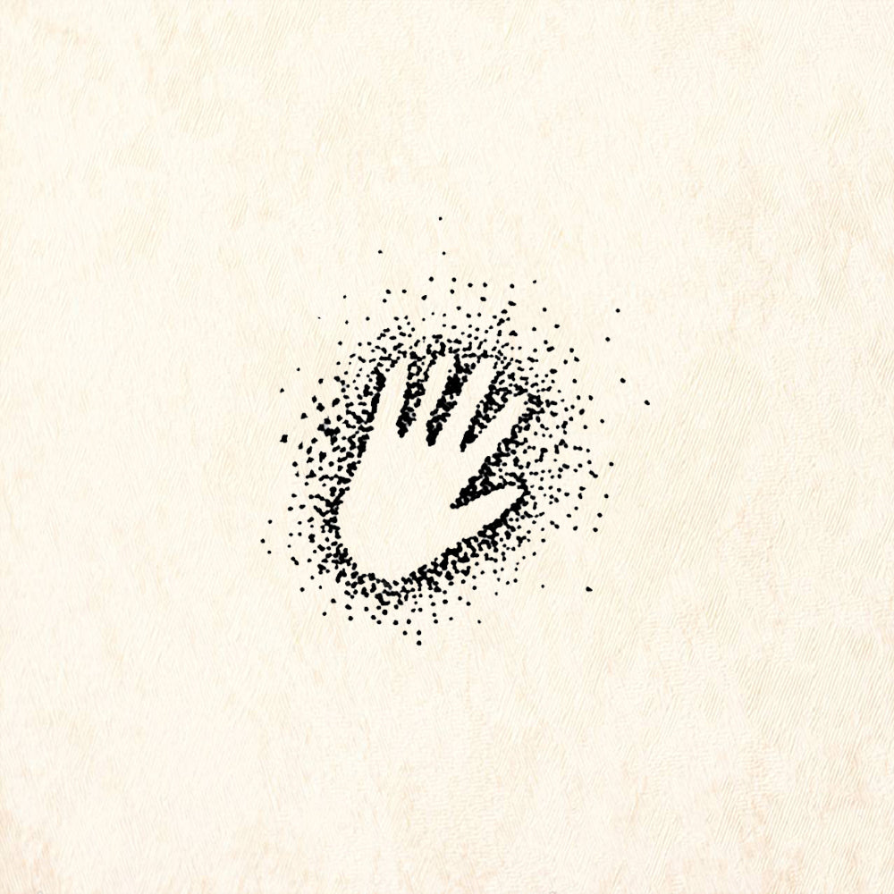 StampaFe Handprint Southwest Rubber Art Stamp