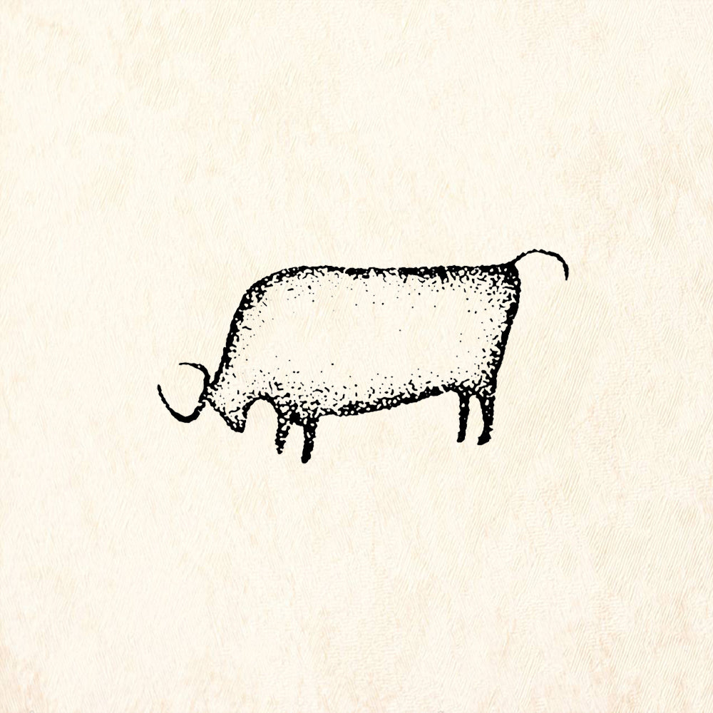 StampaFe Buffalo Petro Animal Rubber Art Stamp